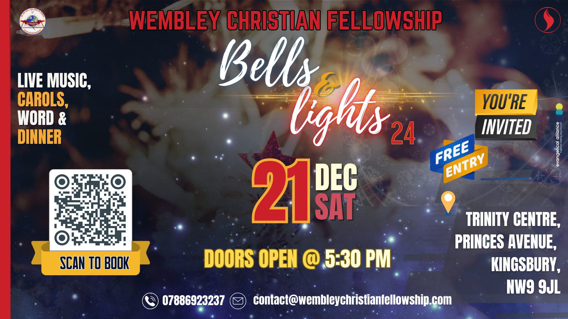 Christmas service banner