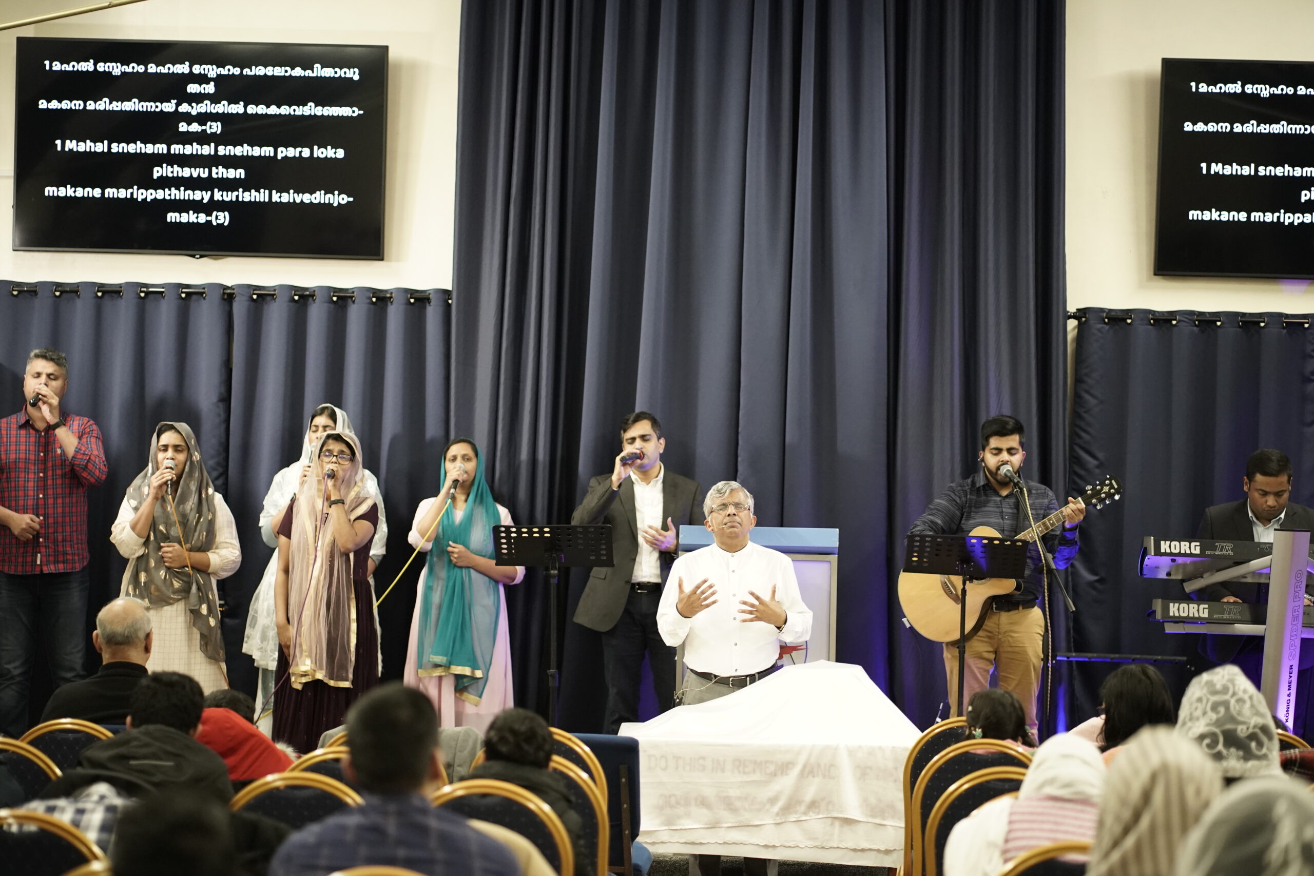 Sunday worship service